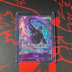 One Piece Vergo Alternate Art Azure Sea’s Seven OP14-061 Purple Foil English - Image 1