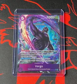 One Piece Vergo Alternate Art Azure Sea’s Seven OP14-061 Purple Foil English - Image 2