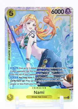 One Piece - NAMI EB03-053(SR) Heroines Edition English NM/M + Law SEC & Koala SR - Image 1