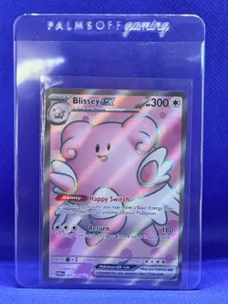 Pokemon TCG Card Blissey ex 201/167 Twilight Masquerade Ultra Rare Foil/Holo NM - Image 3