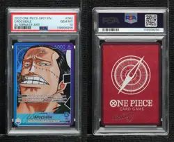 2022 One Piece Romance Dawn OP01 L (Alt Art) Crocodile PSA 10 GEM MT - Image 3