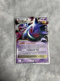 Gengar Lv.X 97/99 Arceus Holo Rare LP/MP Vintage Pokemon TCG 2009 See Pictures - Image 1