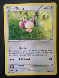 Skitty Confetti Holo 12/12 McDonald's Collection 2015 Pokemon TCG LP - Image 1
