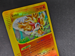Pokemon TCG Entei 10/147 Aquapolis Rare Reverse Holo Foil Card Vintage - Image 3