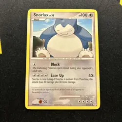 Snorlax 37/130 LP -Vintage Rare Pokemon Card- Diamond And Pearl (7q) - Image 1