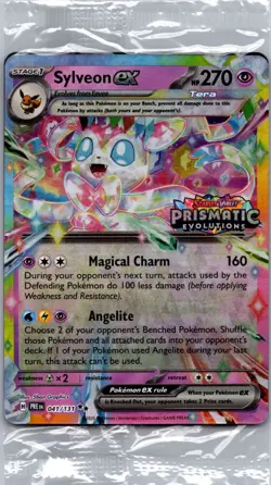 Sylveon ex - (Prismatic Evolutions Stamp) Promo Miscellaneous Cards & Products 0 - Image 1