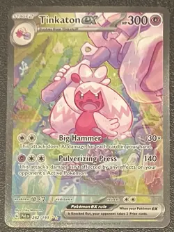 Pokemon TCG Tinkaton EX Scarlet & Violet Paldea Evolved Card 262/193 NM Mint. - Image 1