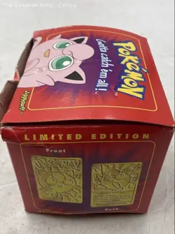 Pokemon 23K Gold Plated Limited Edition Ball With Jigglypuff Card In Box - Image 3