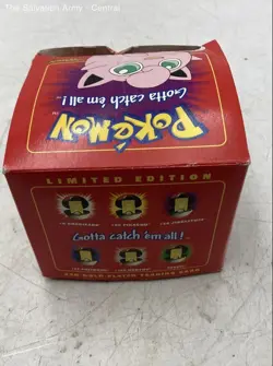 Pokemon 23K Gold Plated Limited Edition Ball With Jigglypuff Card In Box - Image 4