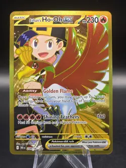 Ethan's Ho-Oh EX Full Art Hyper Rare Card 239/182 Destined Rivals - Image 1