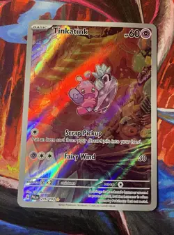 Tinkatink Illustration Rare Sv02 Paldea Evolved 216/193 NM Condition Pokemon TCG - Image 1