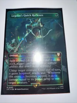 MTG Legolas's Quick Reflexes (Borderless) Foil NM Commander Lord of the Rings - Image 1