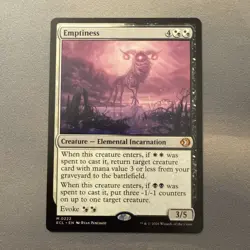 Emptiness MINT 0222 Lorwyn Eclipsed ECL MTG Regular Mythic Unplayed English M/NM - Image 1