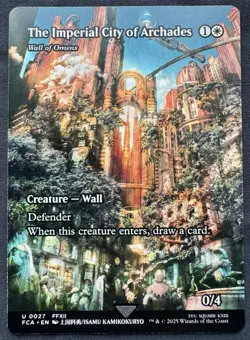 The Imperial City of Archades - Wall of Omens (Showcase) U 027 MTG FINAL FANTASY - Image 1