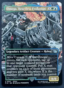 Omega, Heartless Evolution U 0347 (Borderless) MTG Final Fantasy Regular - Image 1