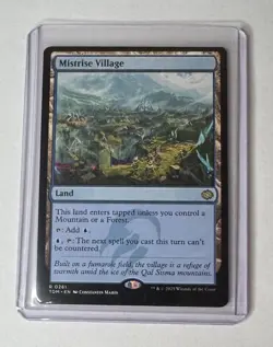 Mistrise Village #261 Tarkir: Dragonstorm Rare Land MTG NM/M - Image 1