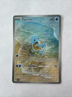 Pokemon Squirtle, Wartortle, and Blastoise Set Scarlet & Violet 151 NM - Image 2