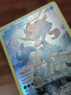 Keldeo XY118 XY Black Star Promo Full Art Holo Pokemon TCG - MP - Image 3