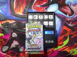 VERY HEAVY! GOD PACKUUU 22.48g Prismatic Evolutions Pokemon TCG Booster (SEALED) - Image 1