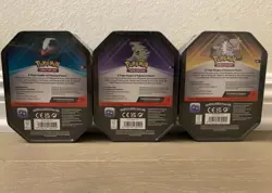 Pokemon TCG: Triple Whammy Tins Lot Of 3 Complete Set New Factory Sealed - Image 2