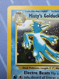 Misty's Golduck 12/132 Holo Rare Gym Challenge VINTAGE 2000 Pokemon TCG - Image 4