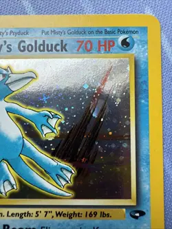 Misty's Golduck 12/132 Holo Rare Gym Challenge VINTAGE 2000 Pokemon TCG - Image 5