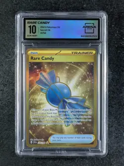 2023 Pokemon RARE CANDY 256/198 Scarlet & Violet Hyper Rare Holo ENG ARENA 10 - Image 1