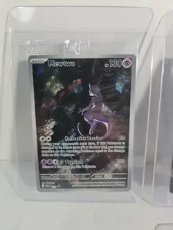 Pokemon TCG 151 UPC Promo Set Mew 053, Mewtwo 052, Metal Mew 205 New Sealed - Image 4