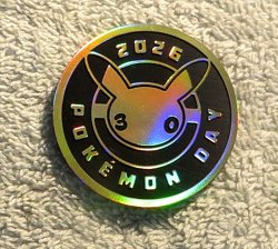 Pikachu 051/162 Stamped Promo 2026 Pokemon Day 30th Anniversary + Pikachu Coin - Image 4