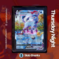 2021 POKEMON SWSH EVOLVING SKIES #209/203 GLACEON VMAX SECRET RARE ALTERNATE ART - Image 1