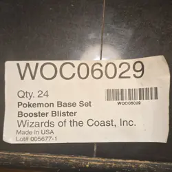 Pokemon TCG Base Set Booster Pack Wizards of the Coast Charizard 1999 - Image 3