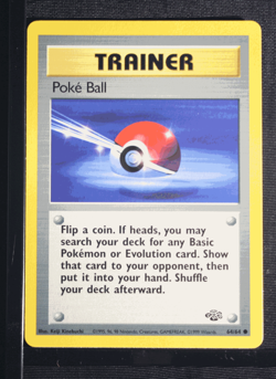 PSA 8 NEAR MINT MINT 1999 Pokemon Jungle 64 Poke Ball !!! - Image 3