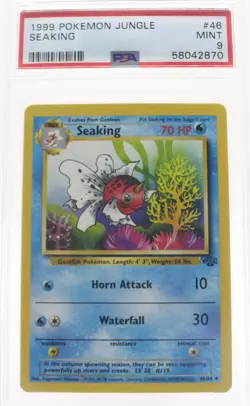 PSA 9 MINT 1999 Pokemon Jungle Set #46 Seaking !!! - Image 1