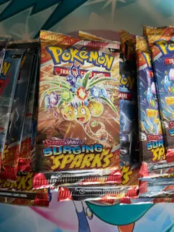 Pokemon Sealed Surging Sparks Booster Packs 18 Available Random Artwork - Image 3