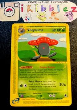 Vileplume 69/165 LP Non-Holo Vintage Pokemon Card. Free Tracked Shipping! - Image 1
