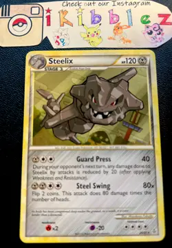 Steelix 24/95 LP Non-Holo Foil Rare Vintage Pokemon Card. Free Tracked Shipping! - Image 1