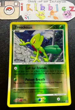 Treecko 79/100 LP Reverse Holo Stormfront Pokemon Card. Free Tracked Shipping! - Image 1