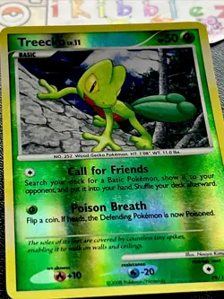 Treecko 79/100 LP Reverse Holo Stormfront Pokemon Card. Free Tracked Shipping! - Image 3
