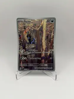 Deino Holo Illustration Rare 2025 Pokemon TCG S&V White Flare Card 146/086 NM - Image 1