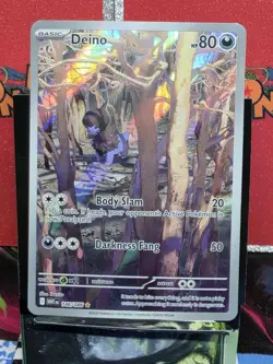 Pokemon TCG Deino Card 146/086 White Flare NM S&V - Image 1