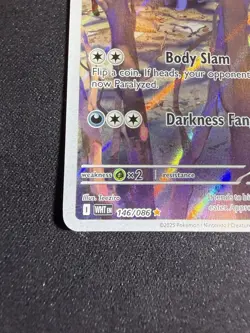 Deino Holo Illustration Rare 2025 Pokemon TCG S&V White Flare Card 146/086 NM - Image 4