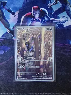 Pokemon Deino White Flare Holo Full Art Card 146/086 TCG NM/Mint - Image 1