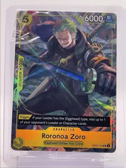 RORONOA ZORO 2024 ONE PIECE 500 YEARS FUTURE UNCOMMON #OP07-113 Q5830 - Image 1