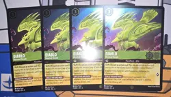 Disney Lorcana - Diablo - Devoted Herald 70/204 - Cold Foil Near Mint X4 - Image 1