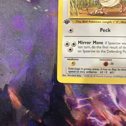 POKEMON CARD WOTC 1999 JUNGLE SPEAROW 1ST EDITION COMMON 62/64 NM - Image 3