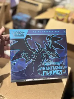 Pokemon TCG Bundle: Mega Charizard X ex UPC & Phantasmal Flames ETB *SEALED* - Image 2