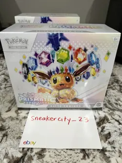 🔥 Pokemon TCG Prismatic Evolutions Elite Trainer Box ETB New Sealed Fast Ship - Image 1