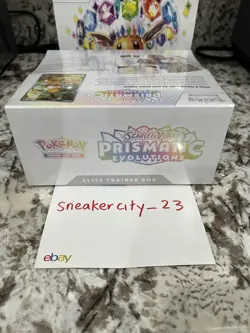 🔥 Pokemon TCG Prismatic Evolutions Elite Trainer Box ETB New Sealed Fast Ship - Image 3