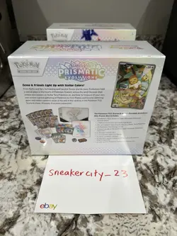 🔥 Pokemon TCG Prismatic Evolutions Elite Trainer Box ETB New Sealed Fast Ship - Image 4