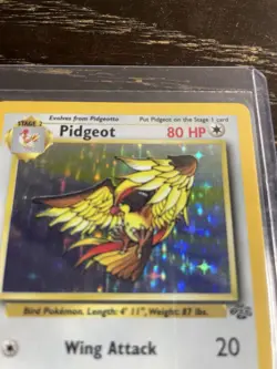 1999 Pokemon TCG Pidgeot Jungle Set 8/64 WotC 1st Edition Holo Rare LP-MP - Image 2